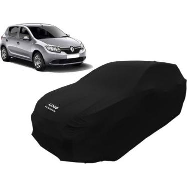 Imagem de Capa Automotiva Renault Sandero Tecido Helanca Cor Preta - Mz, Preta