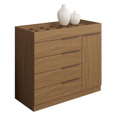 Imagem de Cômoda Sevilha 1 Porta e 5 Gavetas com Porta Joias - Aramóveis, Atacam