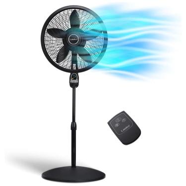 Imagem de Ventilador Pedestal Oscilante com Altura Ajustável, Controle Remoto, Temporizador e 3 Velocidades, 110V 60W, Lasko, Preto