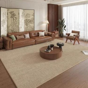 Imagem de Tapete de sala de estar retrô francês, tapete grande marrom, mesa de centro, estudo, quarto, cabeceira, tapete macio, HD1999, QD, A, 300x400cm, 9,8x13,1