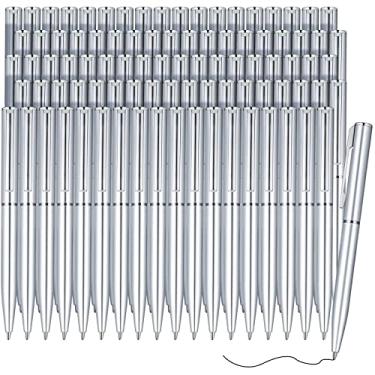 Imagem de Teling 72 Mini Canetas Esferográficas Pretas, Ferramenta de Escrita para Bolsos, Cadernos e Viagens
