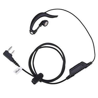 Imagem de Fone de ouvido Walki Walki para Baofeng BF-888s Kenwood TK-3160 TK-3230 NX-300 Rádio bidirecional com microfone PTT Surveillance Walkie Talkie Earpiece, G Shape-LeiMaxTe