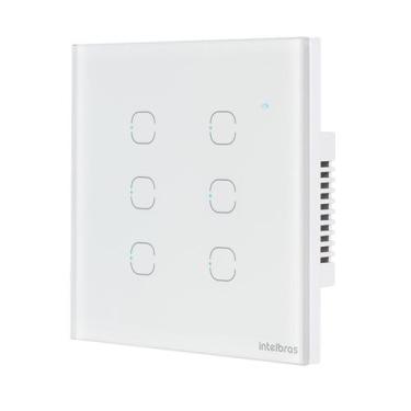 Imagem de Interruptor SMART WI-FI Touch 6 Teclas Branco EWS 1006 4850030 - Intel