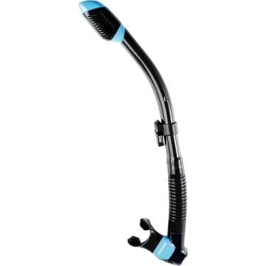 Imagem de Respirador Snorkel de Mergulho Cressi Supernova Dry - Preto/azul