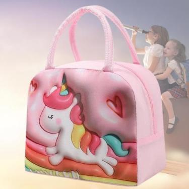 Imagem de Lancheira Escolar Infantil Térmica Menina Menino Animais Fofos  - Gené