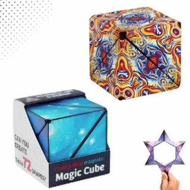 Imagem de Galaxy Magic Cube Estrutura Stickerless Magnetic Qiyi - ALZZA