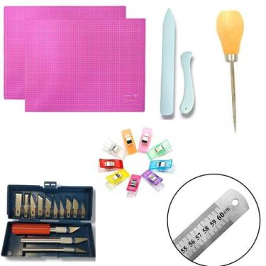 Imagem de Kit Base de Corte A2 45x60 Scrapbook Encadernação Cartonagem - Berto A
