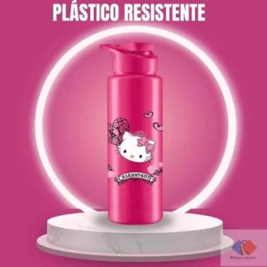Imagem de Squeeze Hello Kitty Garrafinha de Agua Com Tampa 750 ML Plastico - ban