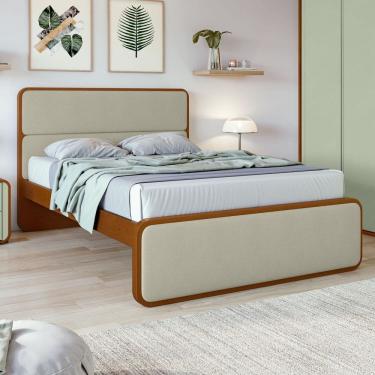 Imagem de Cama Casal Queen 160cm Loop Frassino/Salvia