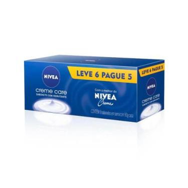 Imagem de Kit Sabonete em Barra Nivea Creme Care 90G - Leve 6 Pague 5