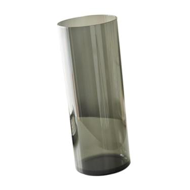 Imagem de Generic Vaso de flores acrílico Arranjo floral Flores secas Organizador de plantador de decoração para desktop para desktop para casa de entrada, Mouth 12 Cm H 30 Cm