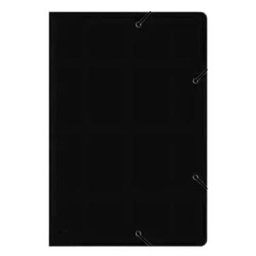 Imagem de PASTA COM ELASTICO DUPLEX PRETA COM 20 UNIDADES