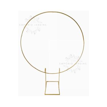 Imagem de Estrutura Para Painel Arco Redondo Ferro Desmontavel 1,50 Decoração De Festas e Eventos