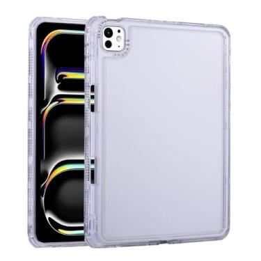 Imagem de Dteck Capa transparente para iPad A16/10ª geração de 27.9 cm/27.7 cm (2025/2022) com compartimento de carregamento para lápis, película protetora de tela/caneta incluída, capa protetora traseira