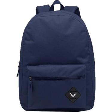 Imagem de Mochila Escolar Básica Juvenil Masculina Adulto Yepp MM9116, Azul