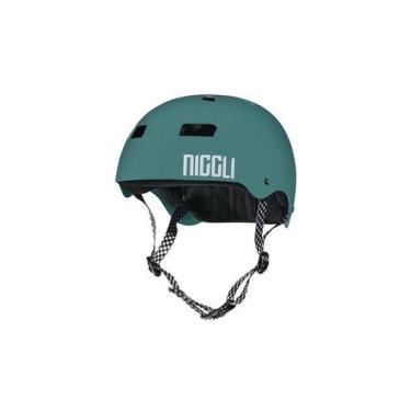 Imagem de Capacete verde nautico pro fosco niggli, PP