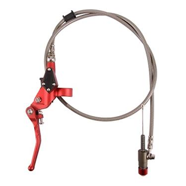 Imagem de GOOFIT Alavanca de freio de embreagem hidráulica para motocicleta de 22 mm Cilindro mestre de 1200 mm para 125cc 150cc 180cc 200cc 250cc motor vertical off-road motocicleta scooter pit pocket bike