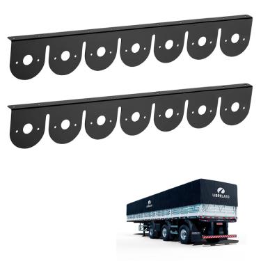 Imagem de 2 Suportes Lanterna 7 Marias Librelato 85mm Ferro