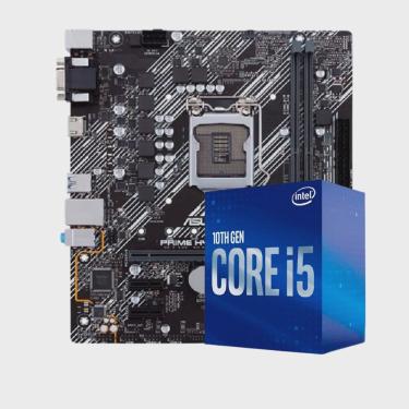 Imagem de Kit Upgrade Intel i5 10400F / Placa Mãe Asus Prime H410M-E lga 1200 DDR4