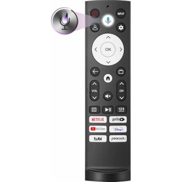 Imagem de Controle remoto inteligente universal compatível com substituição de controle remoto Hisense TV 2025-2015, voz, Bluetooth, Hisense Google, Android, Laser, TVs de tela, 4K UHD, Mini-LED, ULED