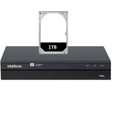 Imagem de Gravador De Vídeo Ip Nvr 16 Canais 4k Invd 1016 Intelbras 1tb