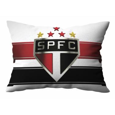 Imagem de Capa de Travesseiro Personalizada Times de Futebol Fronha Decorativa C