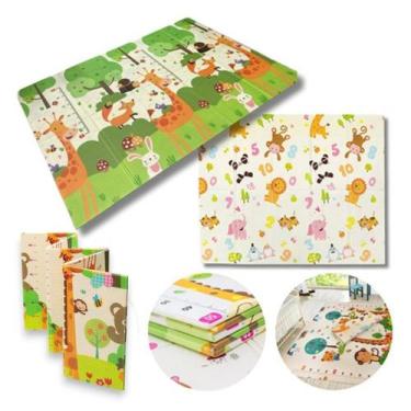 Imagem de Tapete De Atividades Infantis Dobrável Macio Dupla Face - Kadê