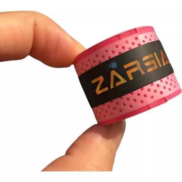 Imagem de 5 Overgrip Fita Super Grip Seca Raquete Beach Tennis Zarsia, Rosa