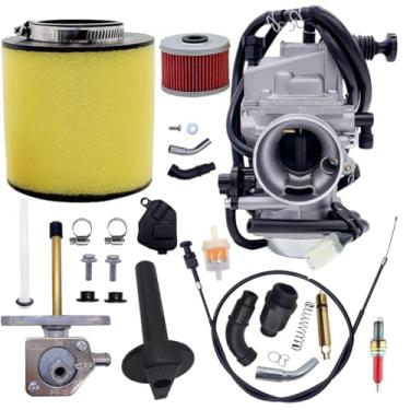 Imagem de Carburador Moto Aniro serve para Honda 350 Rancher 350 TRX350TE TRX350TM 2000-2006 Linha de acelerador livre e de carboidratos