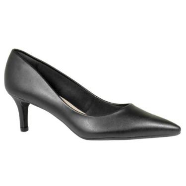 Imagem de Scarpin Mariotta Sapato Salto Médio Feminino 13552-01, Preto, 37