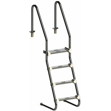 Imagem de Escada Comfort Home Em Inox Para Piscina 1.1/2 Polegadas Com 4 Degraus Em Inox - Sodramar
