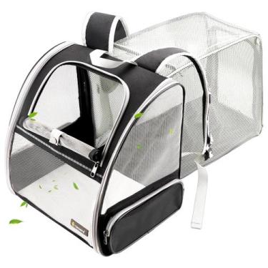 Imagem de Mochila transportadora de animais de estimação Texsens expansível para