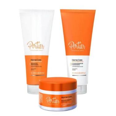 Imagem de Portier Kit Home Care Hidratante Sh+Cond+Masc 3x250ml
