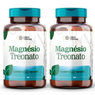 Imagem de Magnésio Treonato - 420mg com 60 cáps - 2 potes