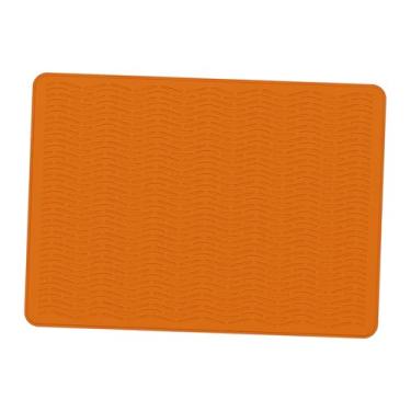 Imagem de DimyFew Capa superior de capa de vidro protetor de cooktop multiuso forno forno pesado tampa de prato de secagem tapete, Grão de Onda de Laranja