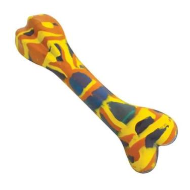 Imagem de Brinquedo Mordedor de Cachorro Osso Super Resistente Extra Forte Borra
