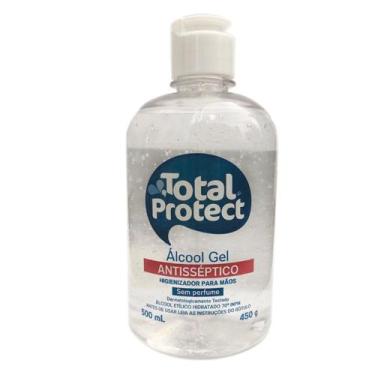 Imagem de Álcool em Gel 70 Total Protect 500ml Mata 99,9% das bactérias - Sanol