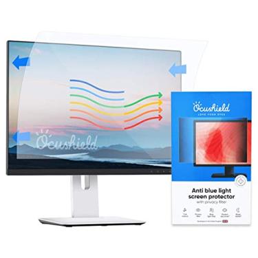 Imagem de Ocushield Protetor de tela antiluz azul premium de 21" (16:10) com filtro de privacidade para monitor de computador - Proteja os olhos e melhore o sono (453 x 283 mm)