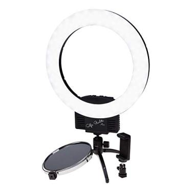 Imagem de Fotodiox Selfie Starlite Mini Vlog Light com Tripé de Mesa - Anel LED bicolor regulável de 12 polegadas para retrato, fotografia, maquiagem, YouTube, transmissão de vídeo ao vivo e muito mais