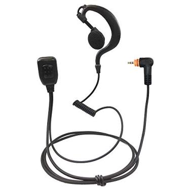 Imagem de Fone de ouvido ProMaxPower 2-Way Radio G-Shape giratório intra-auricular com PTT em linha para Motorola SL1M SL1600 SL7550
