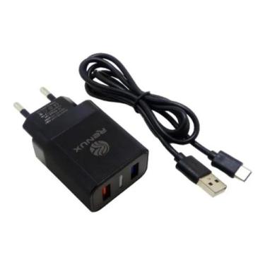 Imagem de 5 Carregador Turbo Inova Cabo Tipo C 3.1a 2 Usb Atacado