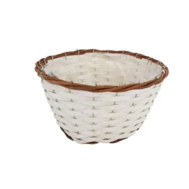 Imagem de Cesto- Cachepot Aramado Em Lamina Natural A13cm X Diam 17cm