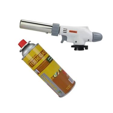 Imagem de Maçarico Gourmet Flame Gun Guepardo+01 Refil Tube Gás 227gr