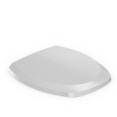 Imagem de Kit 2 Assentos Sanitário Com Softclose Thema Plus Incepa Cinza Platina Brilhante