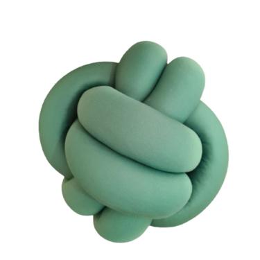 Imagem de Almofada 27003 Verde Bandeira De Nó Escandinavo Nozinho Decorativo 35cm