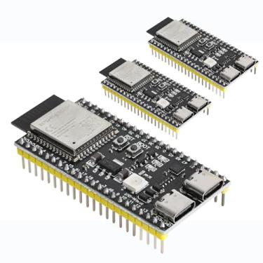 Imagem de YEJMKJ Placa De Desenvolvimento 3 Peças Esp32 S3 N8R8 Esp Wroom 32 Esp32-S3 Módulo Usb Tipo C 2,4 Ghz Wi-Fi Modo Duplo + Bluetooth Microcontrolador Dois Núcleos Para Arduino Ide