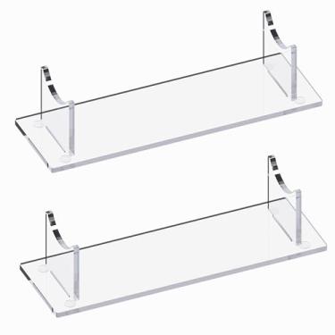 Imagem de UoYeet Suporte De Acrílico Para Sabre, Multifuncional Exibição Espadas, Punhais, Varinhas E Itens Colecionáveis, Mesa Transparente Espadas Outros Longos, Base Transparente, Pacote Com 2