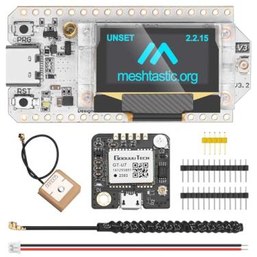 Imagem de YELUFT Placa De Desenvolvimento Esp32 Lora V3 Com Módulo Gps Gt-U7, Antena 915 Mhz Wi-Fi Bluetooth Integrada Sx1262 Cp2102 Para Cenas Inteligentes Arduino Meshtastic
