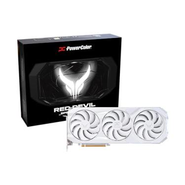 Imagem de PowerColor Red Devil Spectral White AMD Radeon RX 9070 XT 16GB GDDR6