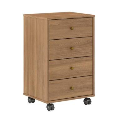 Imagem de Mesa De Cabeceira para quarto ou escritório 4 Gavetas-Prime - GAT MAGA